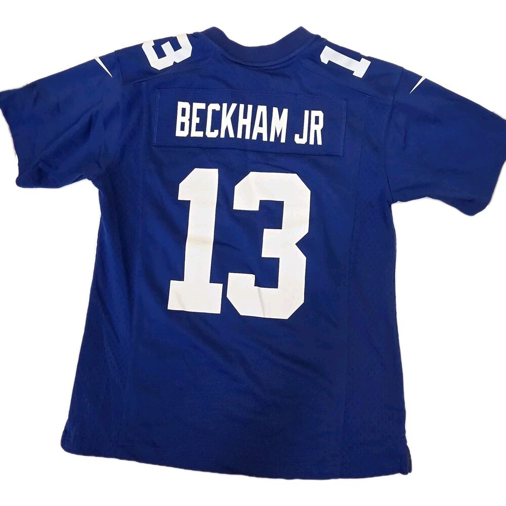 NFL Nike Odell Beckham Jr. New York Giants Football Jersey, YOUTH Medium 10/12